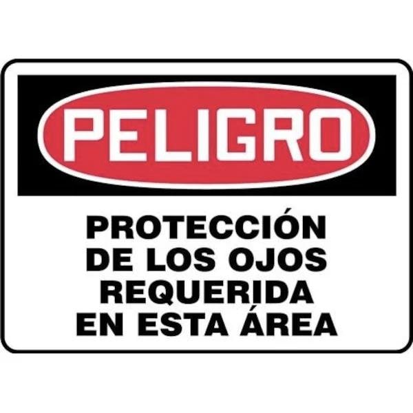 Accuform OSHA DANGER SAFETY SIGN EYE SHMPPE010XP SHMPPE010XP - main